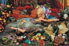 Heidi Klum protagonista di un puzzle di Natale