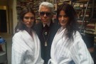 Karl Lagerfeld gossip nel mezzo del Calendario Pirelli