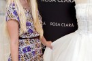 Mischa Barton in abito da sposa Rosa Clara