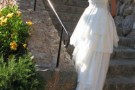 Anja Rubik sposa glamour a Mallorca in Emilio Pucci