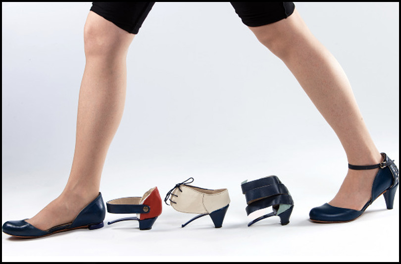 Daniela Bekerman scarpe modulari