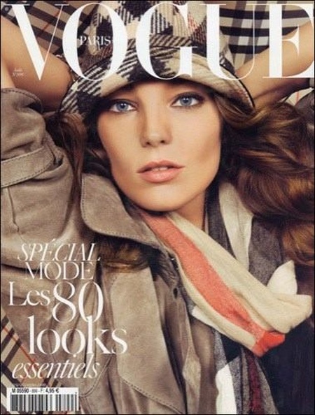Vogue Paris - copertina con Daria Werbowy