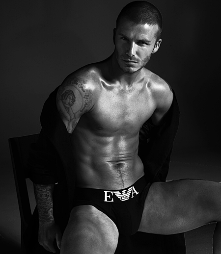 David Beckham testimonial per Emporio Armani underwear autunno inverno 2009/2010