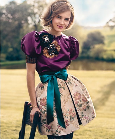 Emma Watson - reginetta di stile su Teen Vogue di Giugno