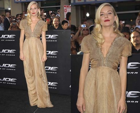 Sienna Miller veste Yves Saint Laurent