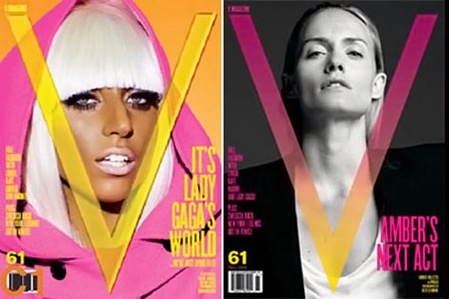 Lady Gaga Vs Amber Valletta su V Magazine