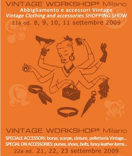 Vintage Workshop® Milano dal'8 all'11 settembre