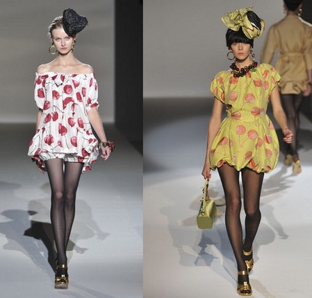 Moschino, collezione primavera estate 2010