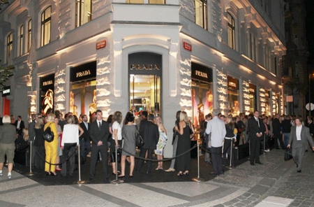 opening prada