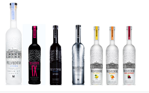 Belvedere Vodka, 6 bottiglie dal luxury look
