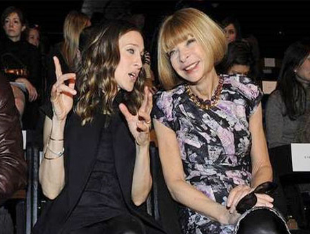 Anna Wintour con Sarah Jessica Parker per le Arti americane