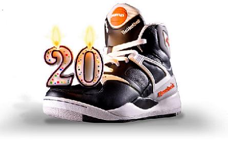 Reebok: Pump celebra i suoi 20 anni