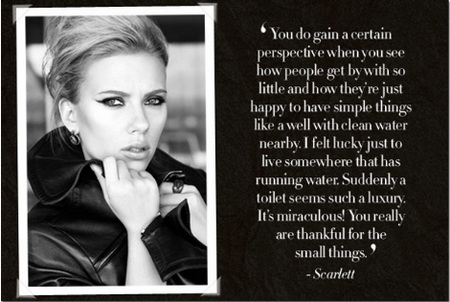 Scarlett Johansson su Harper's Bazaar di gennaio 2010