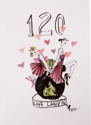 Francobolli e notebook per il 120° anniversario di Lanvin