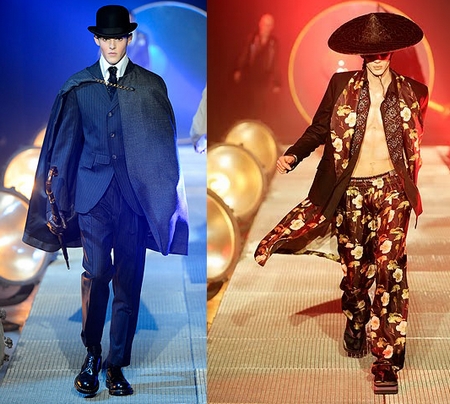 John Galliano, collezione maschile autunno inverno 2010/2011