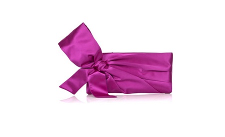 satin bow clutch1