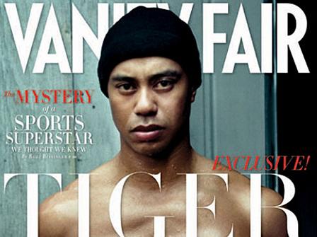 Tiger Woods sulla copertina di febbraio di Vanity Fair