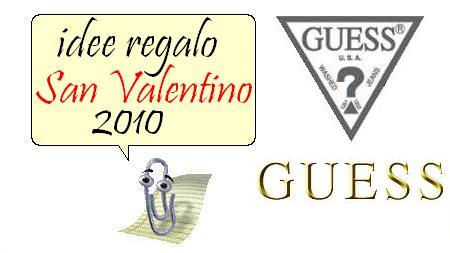 Regalo San Valentino 2010: accessori Guess per lui e per lei