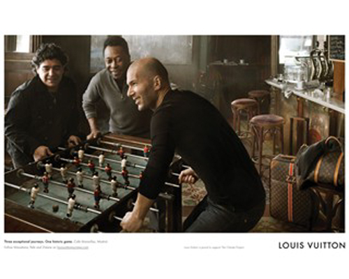 Louis Vuitton campagna con Maradona, Pelè, Zidane - chi vincerà?