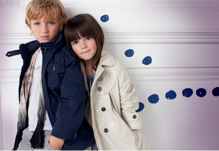 Burberry's Kids, campagna pubblicitaria autunno inverno 2010/2011