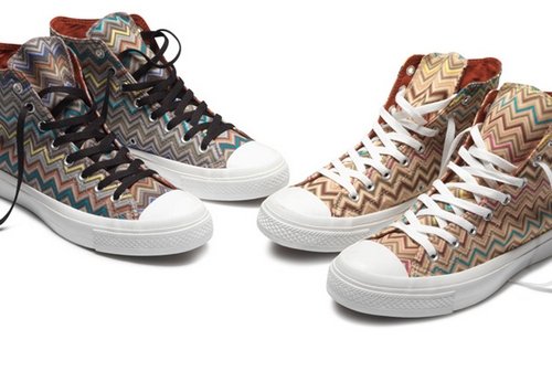 Missoni in vendita nelle boutique le Converse by Missoni