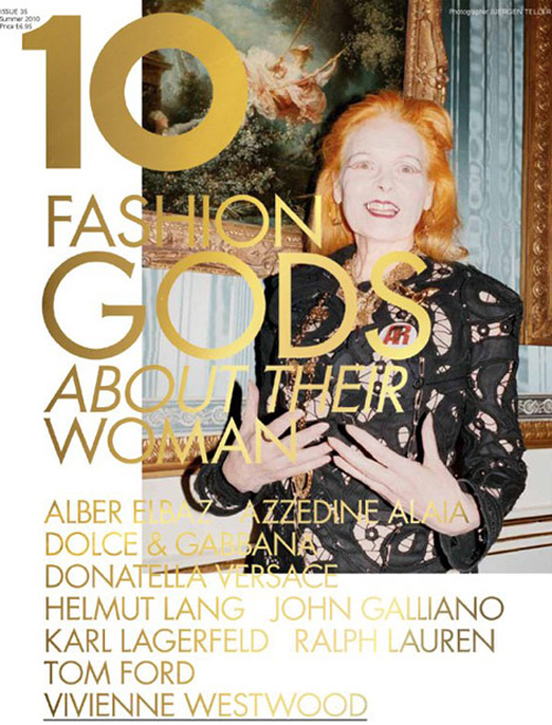 10 Magazine e  10 Fashion Gods per il 10° anniversario della rivista