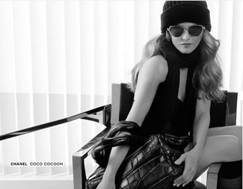 Vanessa Paradis testimonial campagna pubblicitaria Chanel Coco Cocoon