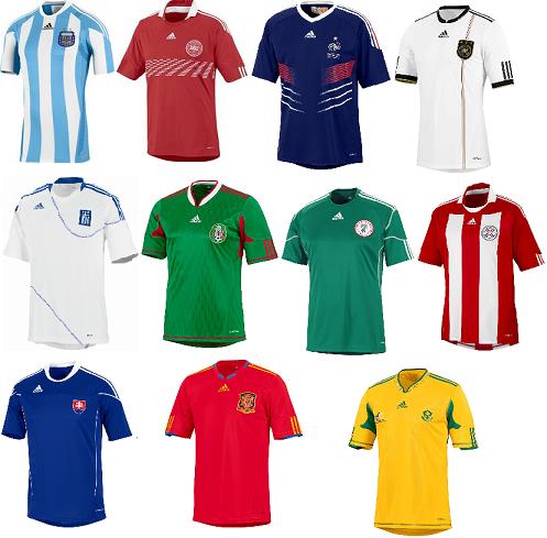 Adidas, presentate le maglie ufficiali dei Mondiali di Calcio 2010