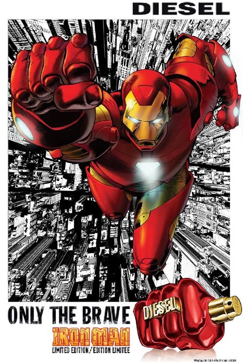 Iron man e Diesel: la nuova fragranza Only the Brave