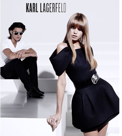 Karl Lagerfeld, collezione primavera estate 2010