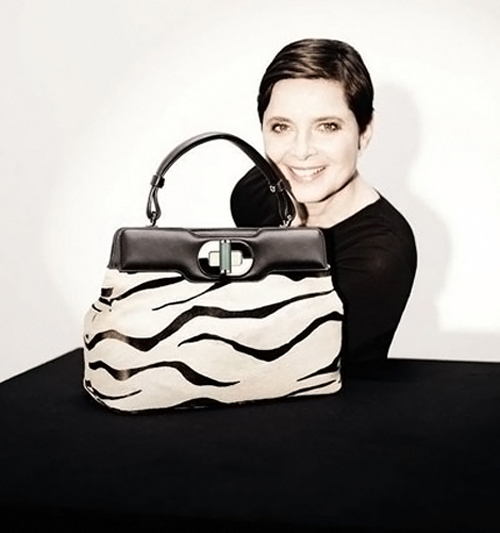 Isabella Rossellini per la linea di borse Bulgari autunno inverno 2010-2011