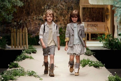 Fendi, collezione Junior presentata al Pitti Bimbo