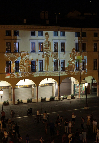 Malìparmi, la collezione primavera estate 2011 presentata a Piazza delle Erbe a Padova