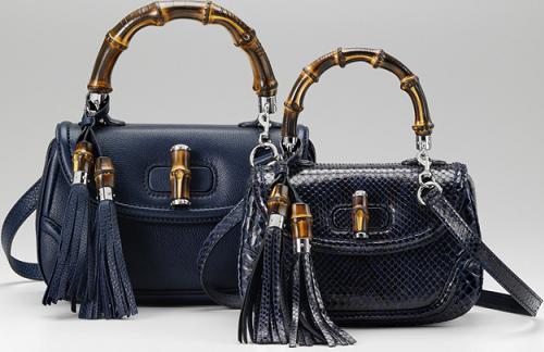 Borse Gucci: in arrivo New Bamboo Blue Edition