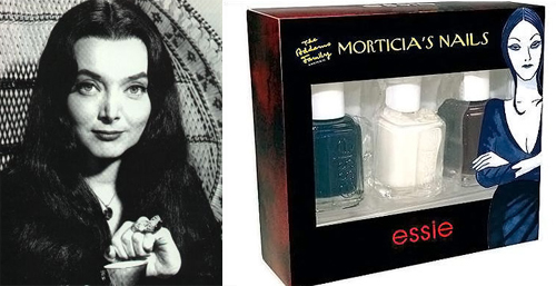 La manicure Morticia Addams di Essie per il fondo attori 