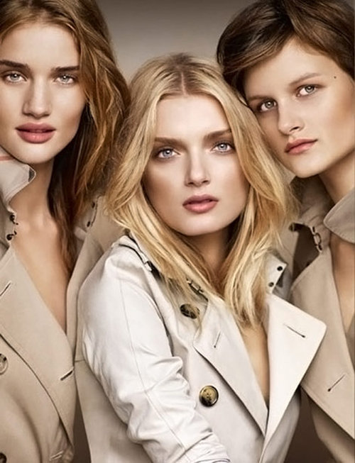 Make UP AI 2010-2011 Burberry nella campagna adv di Mario Testino