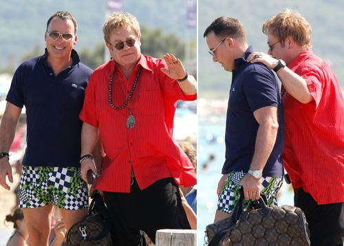 Elton John a Saint Tropez