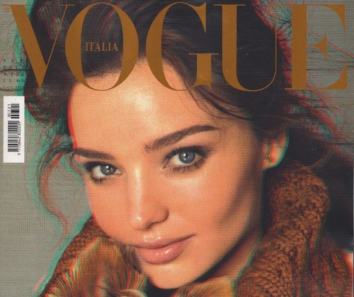 Miranda Kerr in 3D su Vogue  Italia