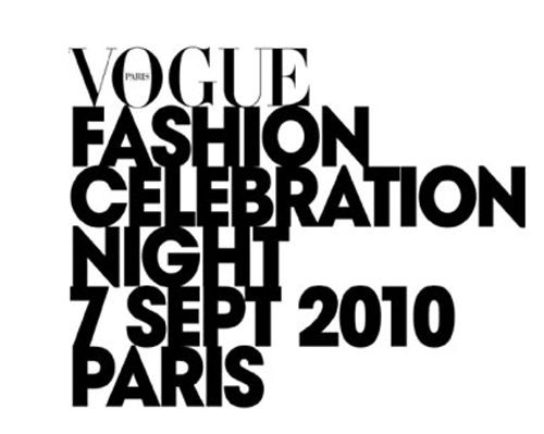 Vogue Fashion Night Paris, il 7 settembre 2010