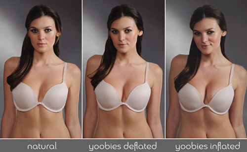 Arriva il reggiseno gonfiabile Yoobies