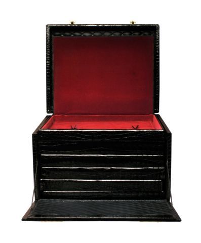 GIOSA_JewCaseBlack shiny croco