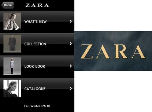 Zara: shopping online sull' iPhone