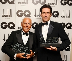 Giorgio Armani International Designer of the Year 2010 ai Gq Awards