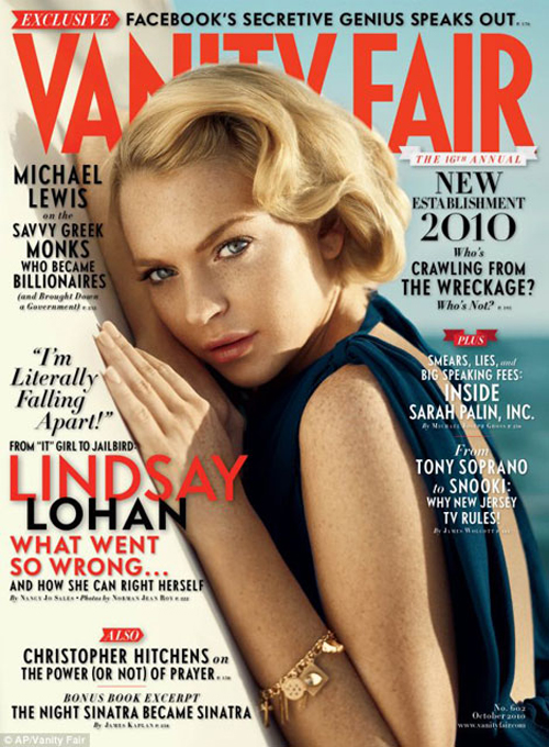 Lindsay Lohan per Vanity Fair ottobre 2010: la videointervista per VF 