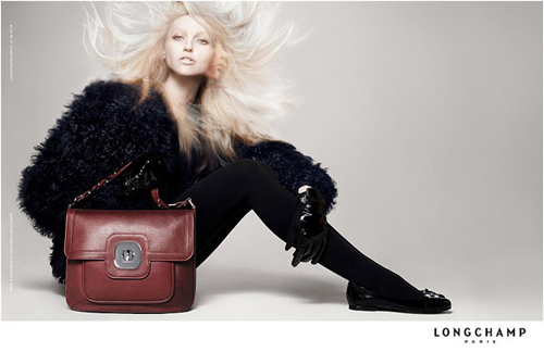 Sasha Pivovarova per Longchamp 