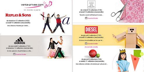 novita vent privee settembre