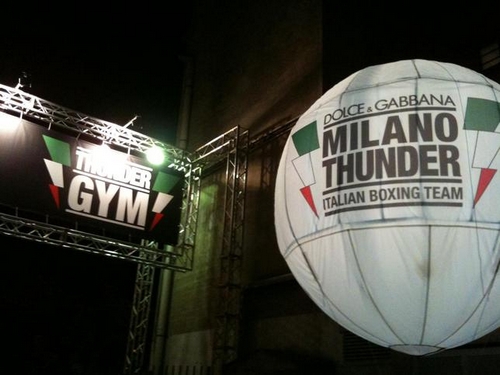 Dolce & Gabbana: nella Boxe con il team Thunder Milano