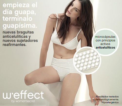 Slip anticellulitte e reggiseni rassodanti: w'effect dalla Spagna