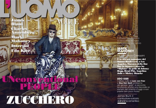 Zucchero su L'Uomo Vogue  