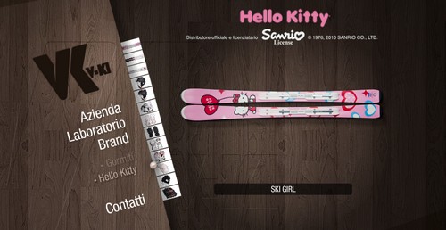 Hello Kitty: articoli per la neve